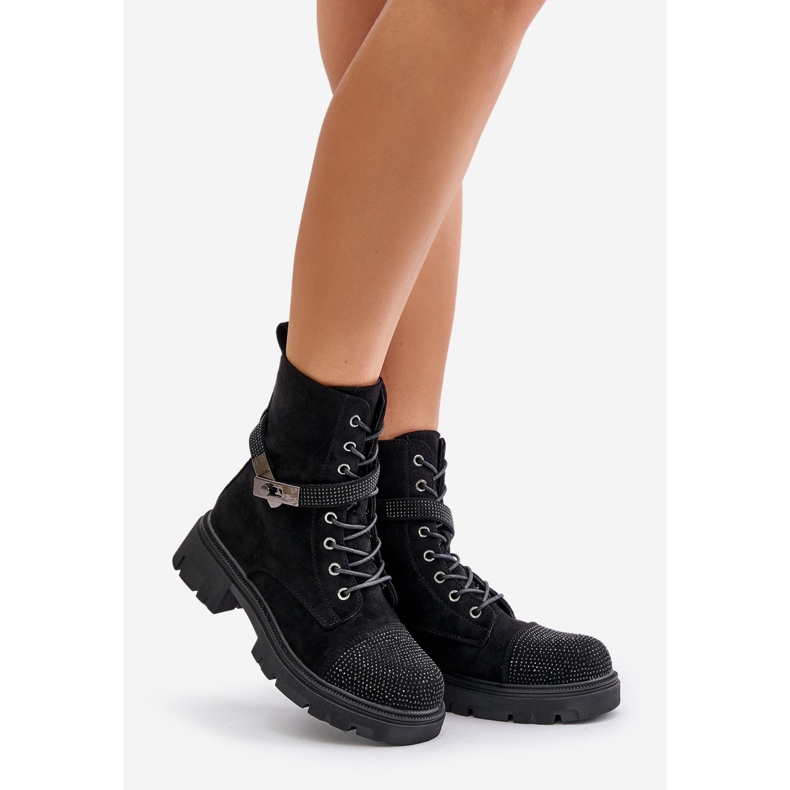 Bottes De Travail Isolées Avec Décoration S.Barski HY42-281 Noir le noir 1