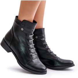 Bottines Plates Isolées Femme Noir Labise le noir 8