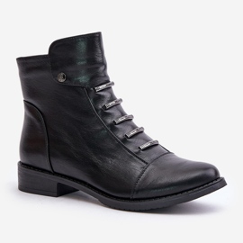Bottines Plates Isolées Femme Noir Labise le noir 4