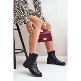 Bottines Plates Isolées Femme Noir Labise le noir 6