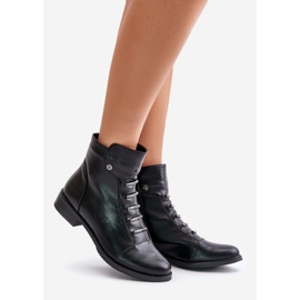 Bottines Plates Isolées Femme Noir Labise le noir 1