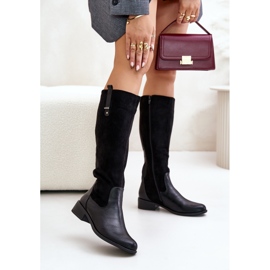 Jezzi Cuissardes Isolées Avec Fermeture Éclair Pour Femme Noir Ivasira le noir 2 Jezzi Cuissardes Isolées Avec Fermeture Éclair Pour Femme Noir Ivasira le noir 2