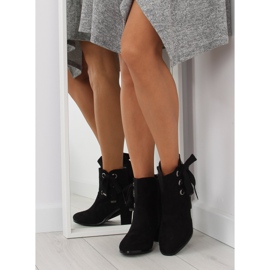 Bottines noires à talons C100 noir le noir 3