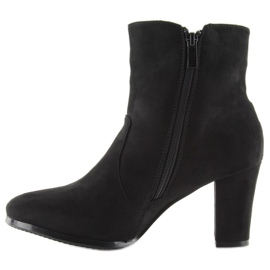 Bottines noires à talons C100 noir le noir 7