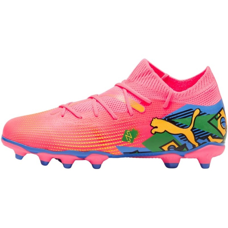 Chaussures de football Puma Future 7 Match Njr FG/AG 107841 01 rose 1 Chaussures de football Puma Future 7 Match Njr FG/AG 107841 01 rose 1