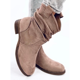 Bottines plates classiques Wonger Khaki beige 5