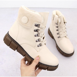 Bottes isolées femme, beige, Evento 7973 1