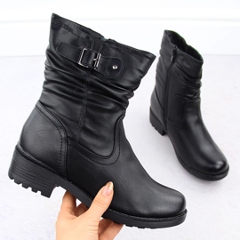 Bottines confortables isolées noires Unisoft pour femmes le noir 1