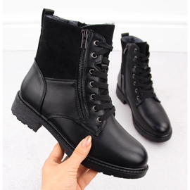 Bottines trappeur isolées noires Unisoft pour femmes le noir 1