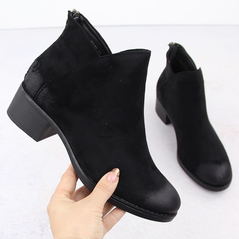Bottines isolées pour femmes, noires, Potocki 12472 le noir 1