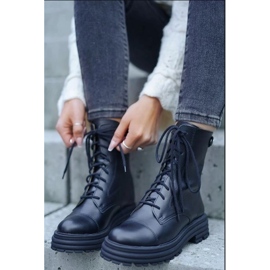 Baggies femme en cuir noir Butdam WOR1 le noir 2