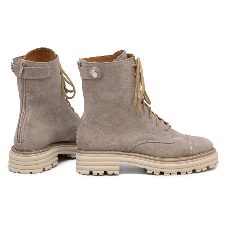 Sac femme en daim beige Butdam WOR1 1