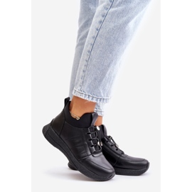 Chaussures de sport isolées en cuir avec fermeture éclair Artiker 55C0041 noir le noir 1 Chaussures de sport isolées en cuir avec fermeture éclair Artiker 55C0041 noir le noir 1