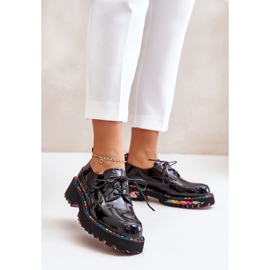 Chaussures à lacets femme Artiker 55C0497 Noir le noir 2