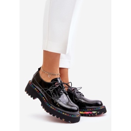 Chaussures à lacets femme Artiker 55C0497 Noir 1