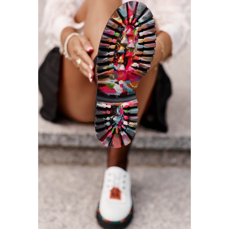 Chaussures à Lacets en Cuir Femme Artiker 55C0500 Blanc blanche 2