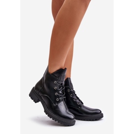 Bottes isolées à talons bas pour femmes Vinceza 58136 Noir 1