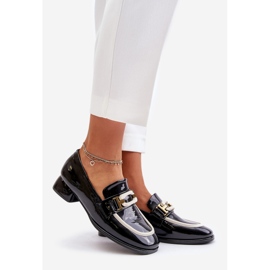 Chaussures vernies pour femmes sur bloc Artiker 55C0104 Noir le noir 1