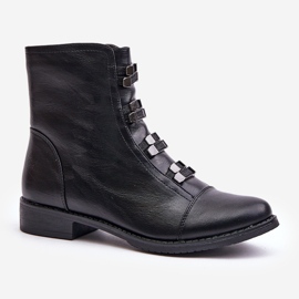 Jezzi Bottes isolées zippées pour femmes noires Evalith le noir 4