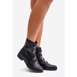 Jezzi Bottes isolées zippées pour femmes noires Evalith 1