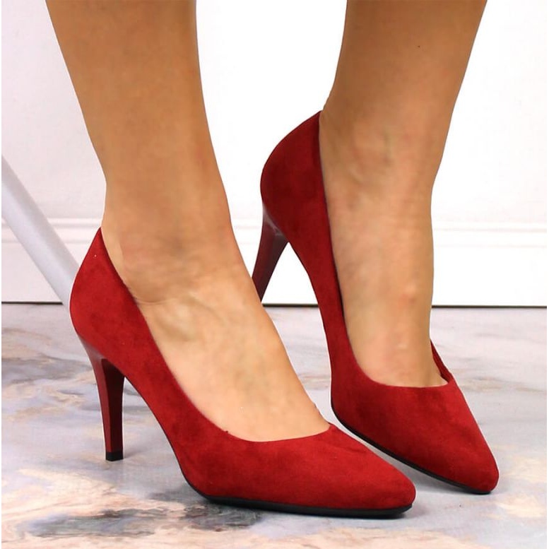 Sergio Leone W SK379K talons hauts en daim rouge 2