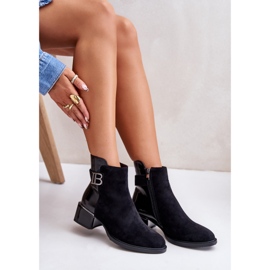 S.Barski Bottes à talons hauts isolées élégantes MR880-040 Noir le noir 2