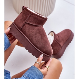 Bottes de neige à plateforme isolées avec fourrure pour femme, marron foncé, Xamella brun 2 Bottes de neige à plateforme isolées avec fourrure pour femme, marron foncé, Xamella brun 2