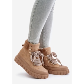 Bottes de trappeur isolées pour femmes sur la plateforme, marron Alcyhen brun 1 Bottes de trappeur isolées pour femmes sur la plateforme, marron Alcyhen brun 1