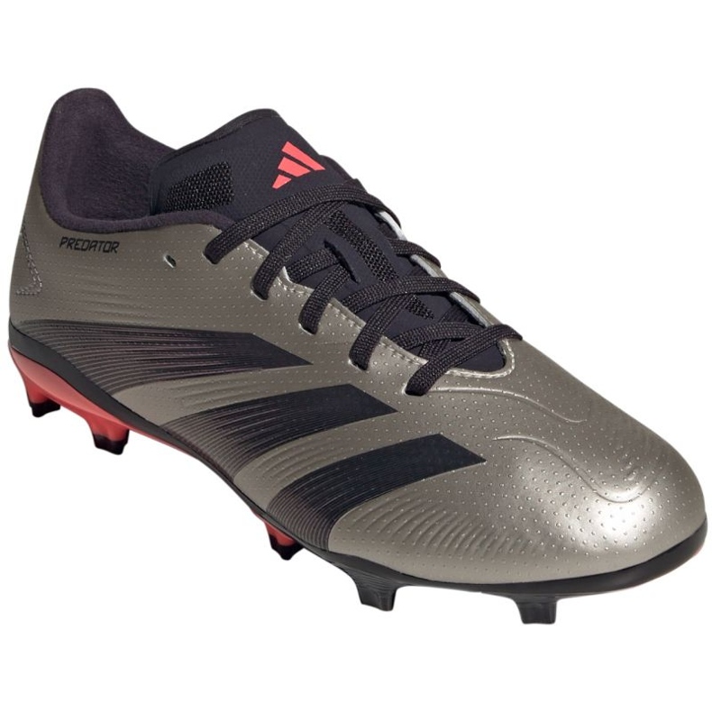 Chaussures de football Adidas Predator League Fg IF6354 argent 1