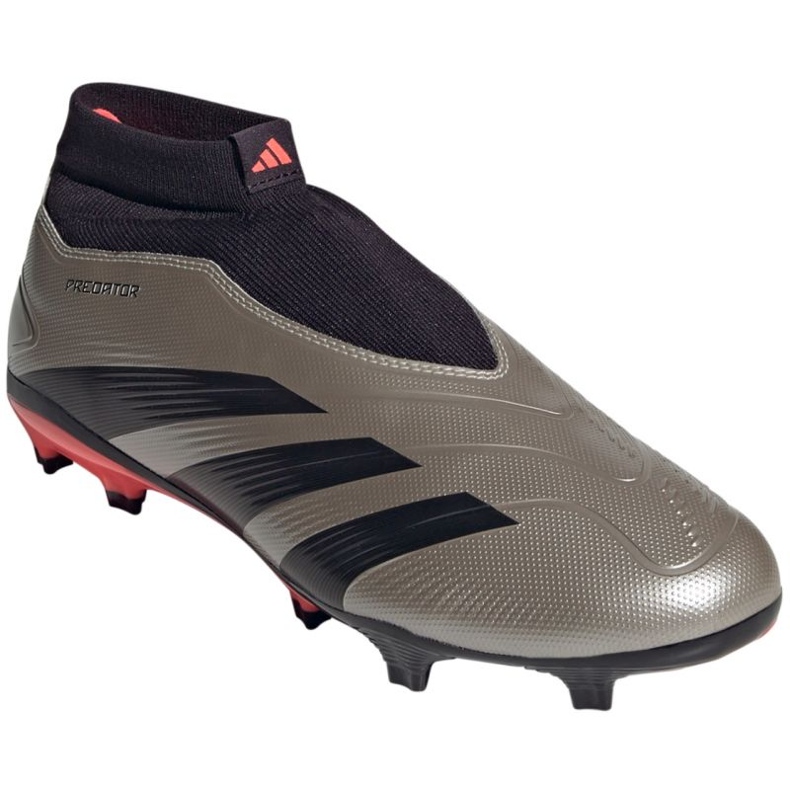 Chaussures de football Adidas Predator League Ll Fg IF6331 argent 1