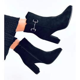 Mahoni Bottines en daim noir le noir 5