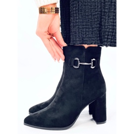 Mahoni Bottines en daim noir le noir 2
