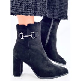 Mahoni Bottines en daim noir le noir 3