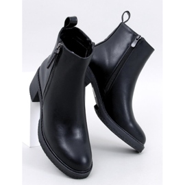 Guire Bottines à talons pleine fleur noires 1