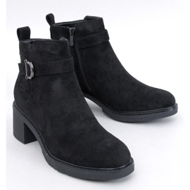Duncans Bottines noires à talons bas 1