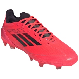 Adidas F50 Pro Fg IE0597 chaussures de football rouge 1