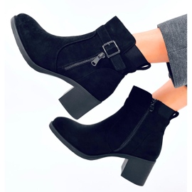 Bottines classiques à talons hauts Irving Black le noir 3
