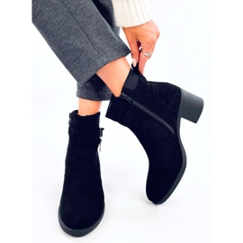 Bottines classiques à talons hauts Irving Black le noir 4