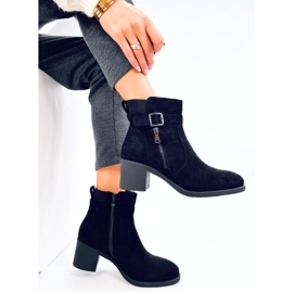 Bottines classiques à talons hauts Irving Black le noir 2