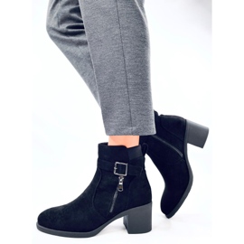 Bottines classiques à talons hauts Irving Black le noir 5