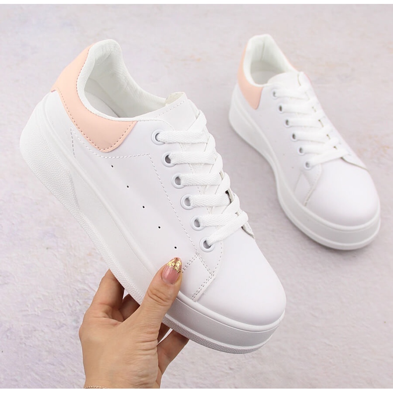 Chaussures de sport plateforme blanches pour femmes Sabatina 0974 2