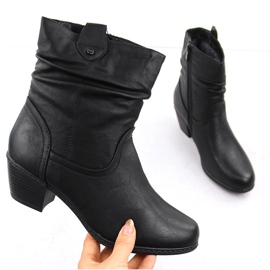 Bottes noires confortables pour femmes Unisoft 7987 le noir 2