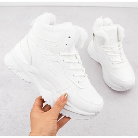 Bottines isolées femme, blanc, Vinceza 34684 blanche 1 Bottines isolées femme, blanc, Vinceza 34684 blanche 1