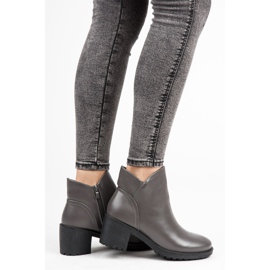 Vices New Collection Bottes sur un poteau large gris 1