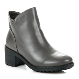 Vices New Collection Bottes sur un poteau large gris 2