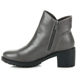 Vices New Collection Bottes sur un poteau large gris 3