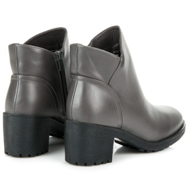 Vices New Collection Bottes sur un poteau large gris 4