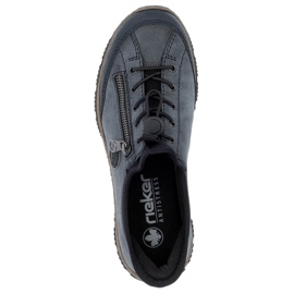 Chaussures slip-on femme bleu marine Rieker N3267-14 1
