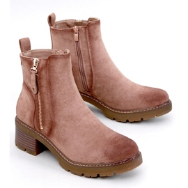 Bottes protectrices Linea Kaki brun 3