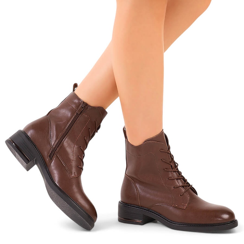 Bottes en cuir marron pour femmes de Sergio Leone brun 2